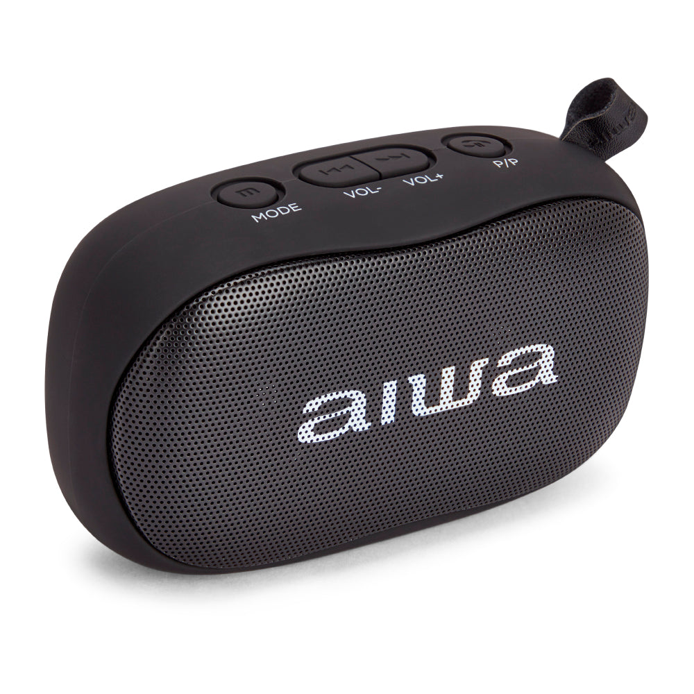 Aiwa BS-110BK Hordozható Bluetooth hangszóró fekete színben