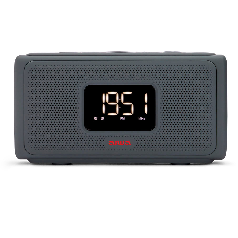 Aiwa CRU-80BT Asztali óra, Bluetooth funkcióval, fekete színben