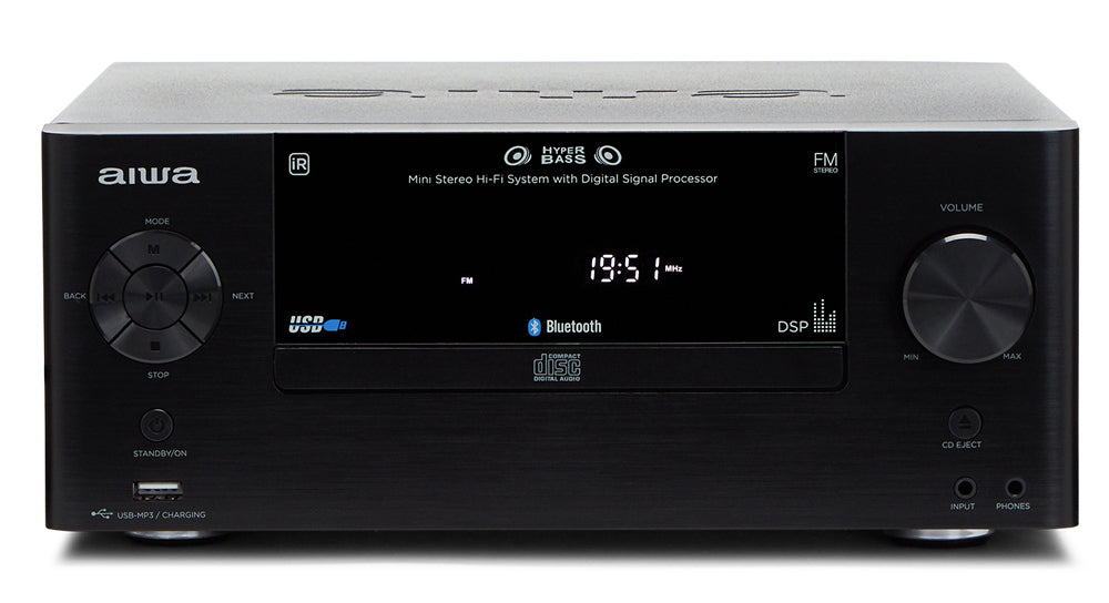 Aiwa MSBTU-500 Hifi torony Bluetooth-tal és sok extra szolgáltatással