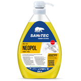 Ultra koncentrált citrusos mosogatógél kézi mosogatáshoz pumpás adagolóval 1000 ml - Sanitec Neopol Citrus 1231