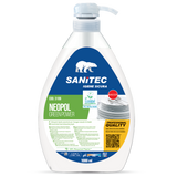 Mosogatógél kézi mosogatáshoz pumpás adagolóval 1000 ml - Sanitec Neopol Green Power 3106