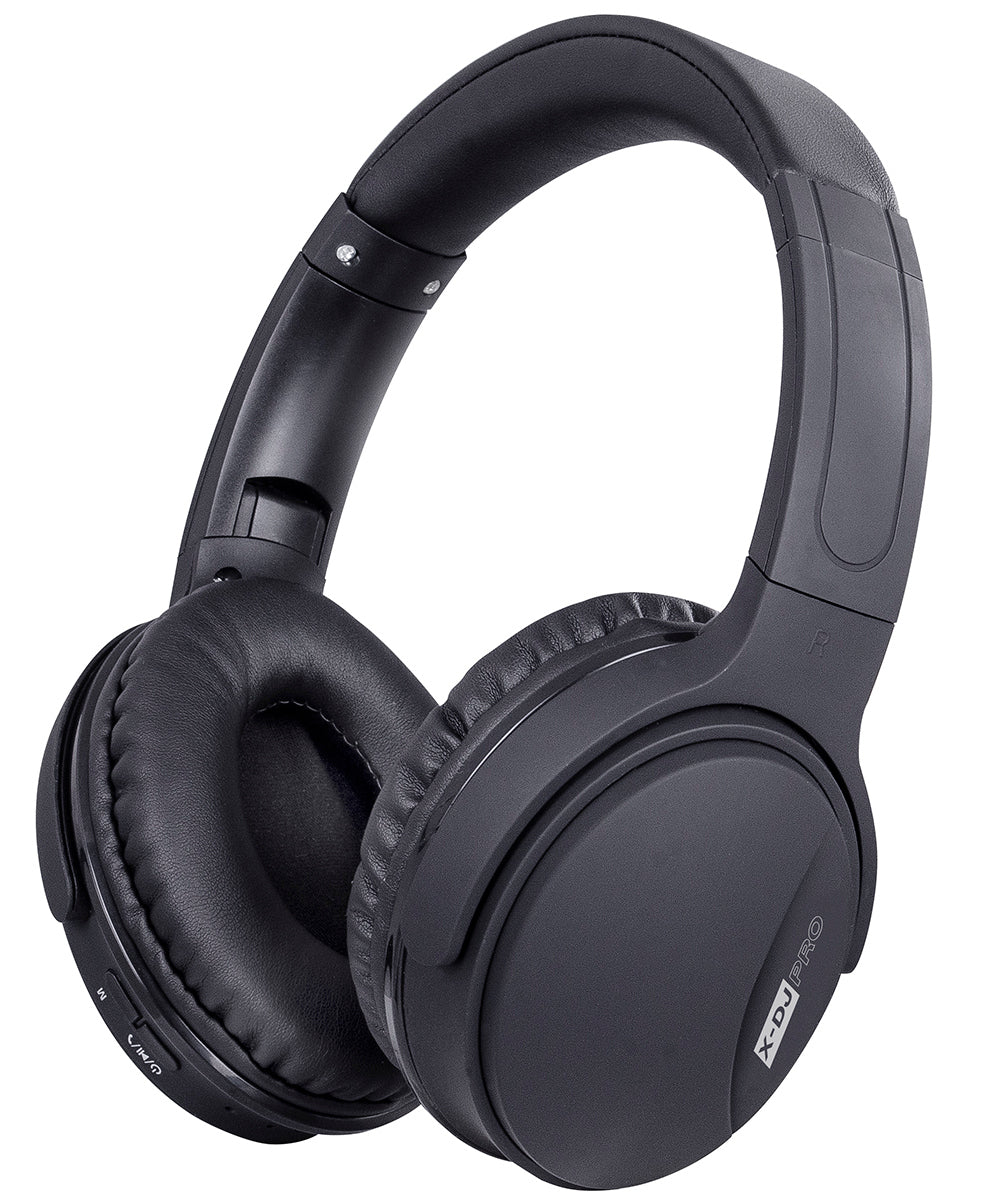 Trevi X-DJ1301 Pro Sztereo digitális HI-Fi DJ fejhallgató, Bluetooth funkcióval, fekete színben