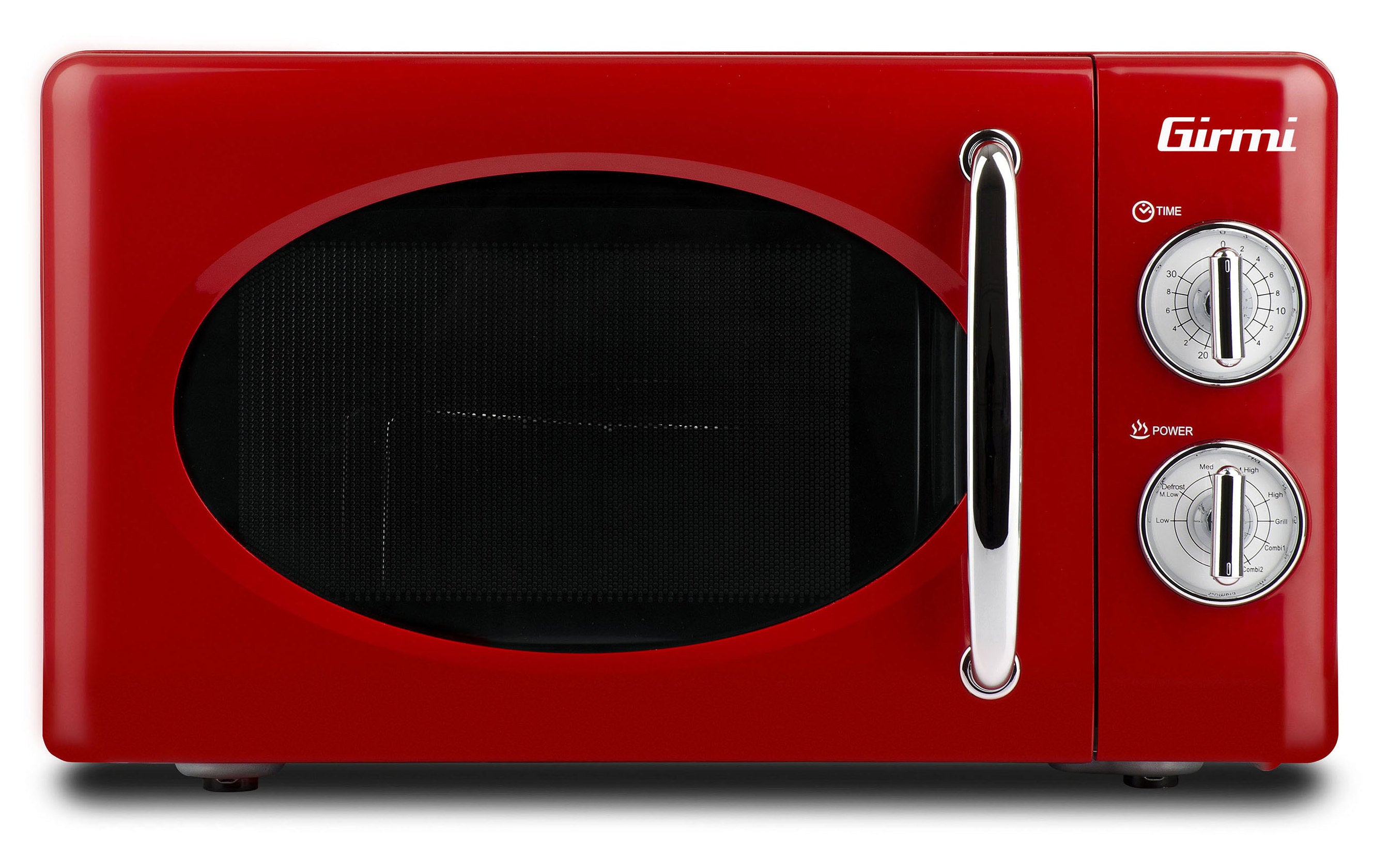 Girmi FM21 Mikrohullámú sütő piros színben
