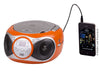 Trevi CD 512 Orange Hordozható rádió és CD lejátszó Fekete színben